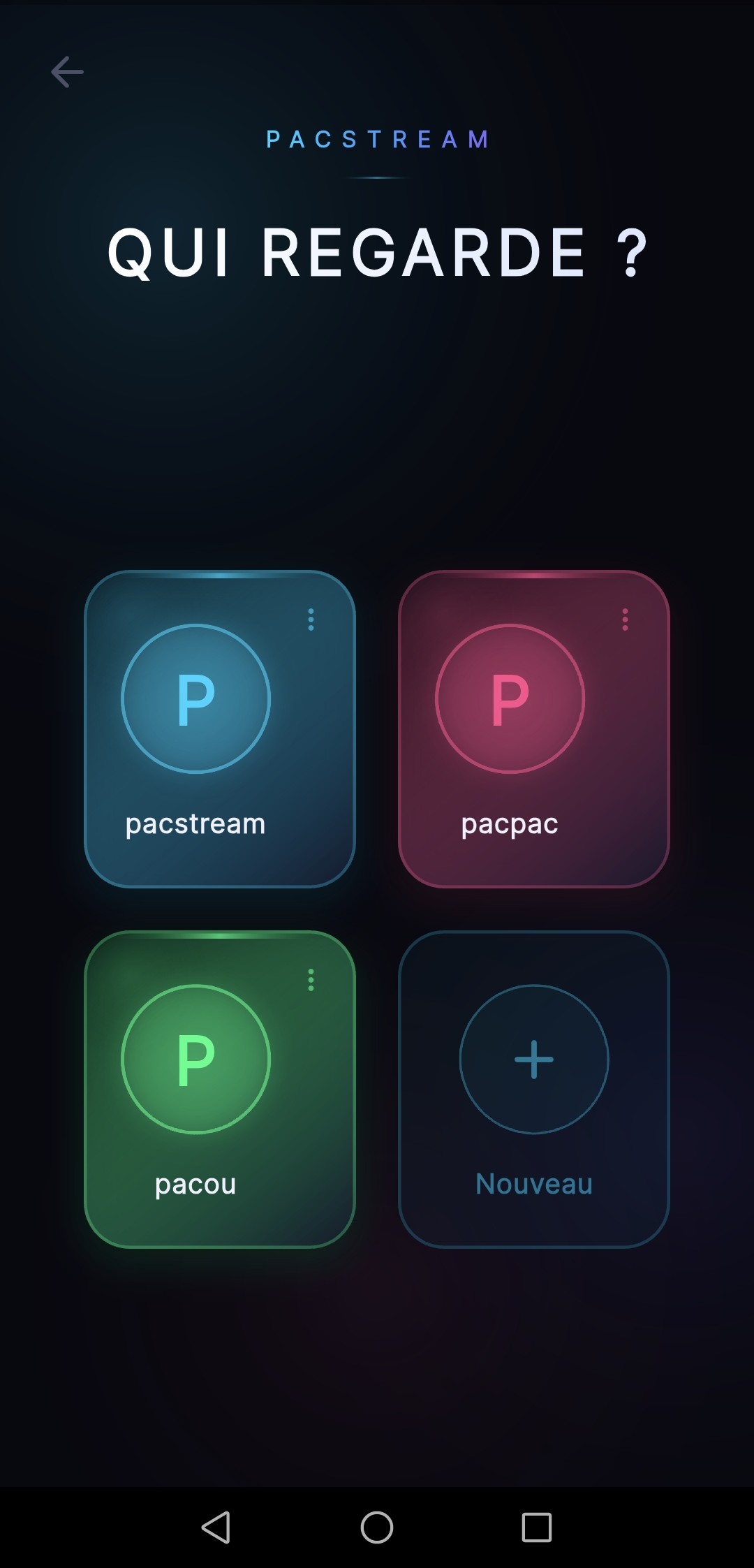 Profils PacStream
